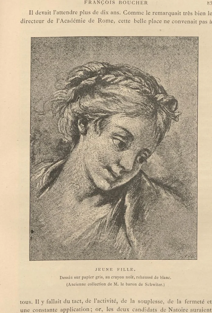 An illustration from F. Boucher / par André Michel, 1889, leaf 84