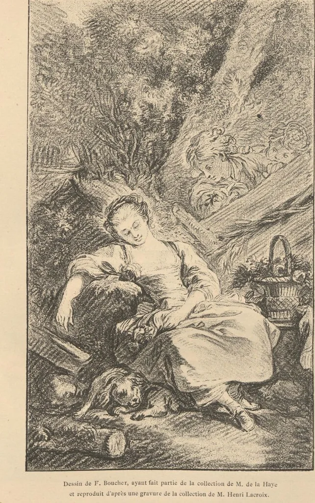 An illustration from F. Boucher / par André Michel, 1889, leaf 86