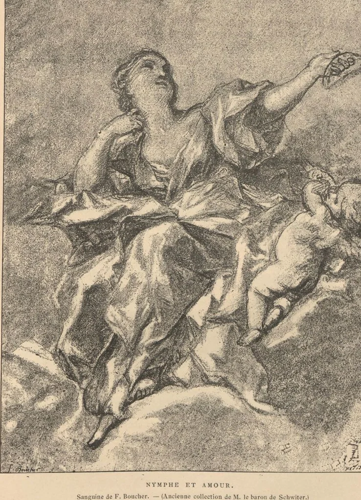 An illustration from F. Boucher / par André Michel, 1889, leaf 88