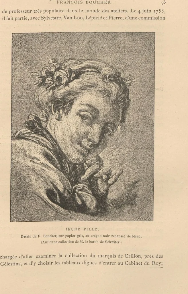An illustration from F. Boucher / par André Michel, 1889, leaf 94