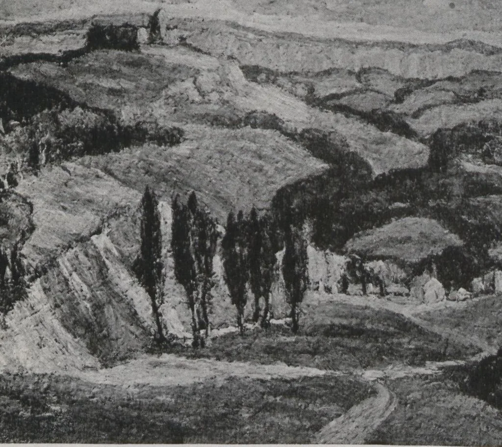 An illustration from The first annual exhibition of the Society of American Painters, Sculptors and Gravers : catalogue, 1919, leaf 10