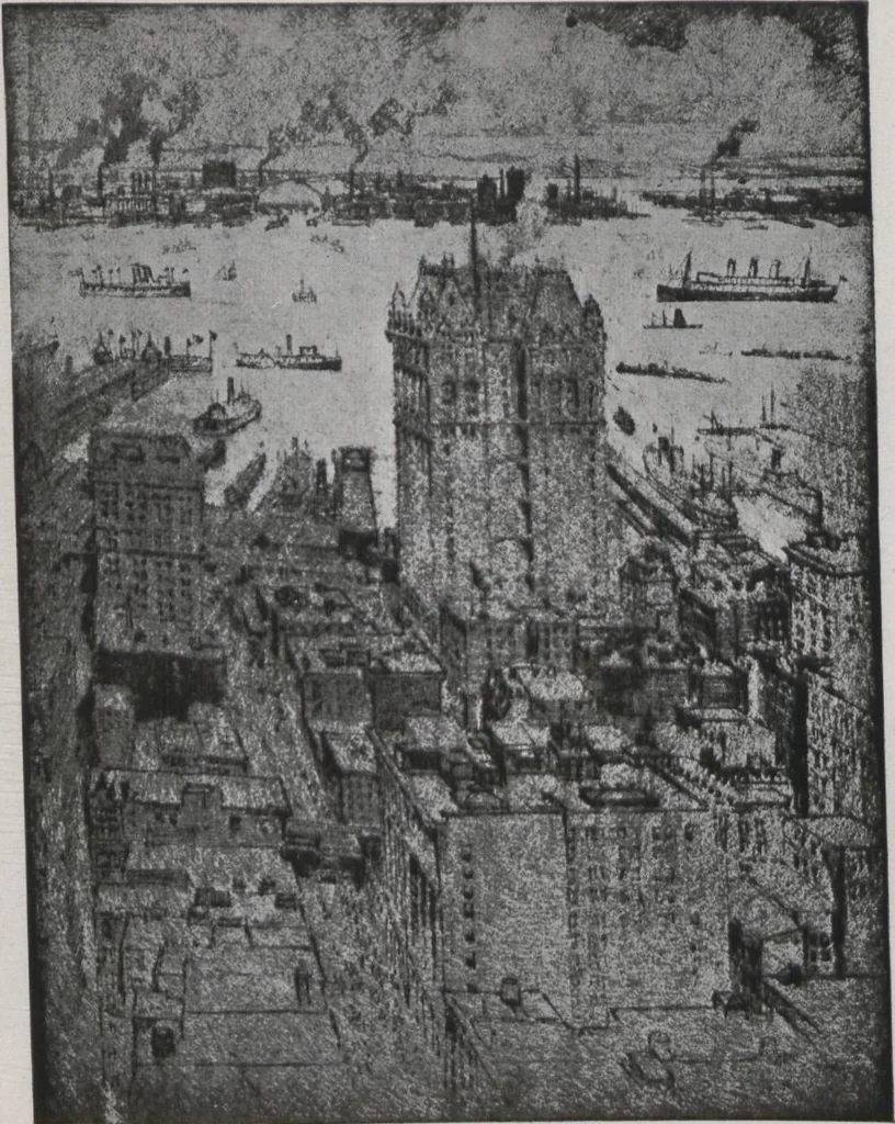 An illustration from The first annual exhibition of the Society of American Painters, Sculptors and Gravers : catalogue, 1919, leaf 14