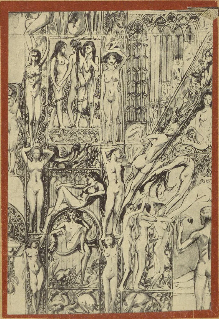 An illustration from A Céhbeliek : VI. kiállitásanak, katalogusa ... 1926, 1926, leaf 40
