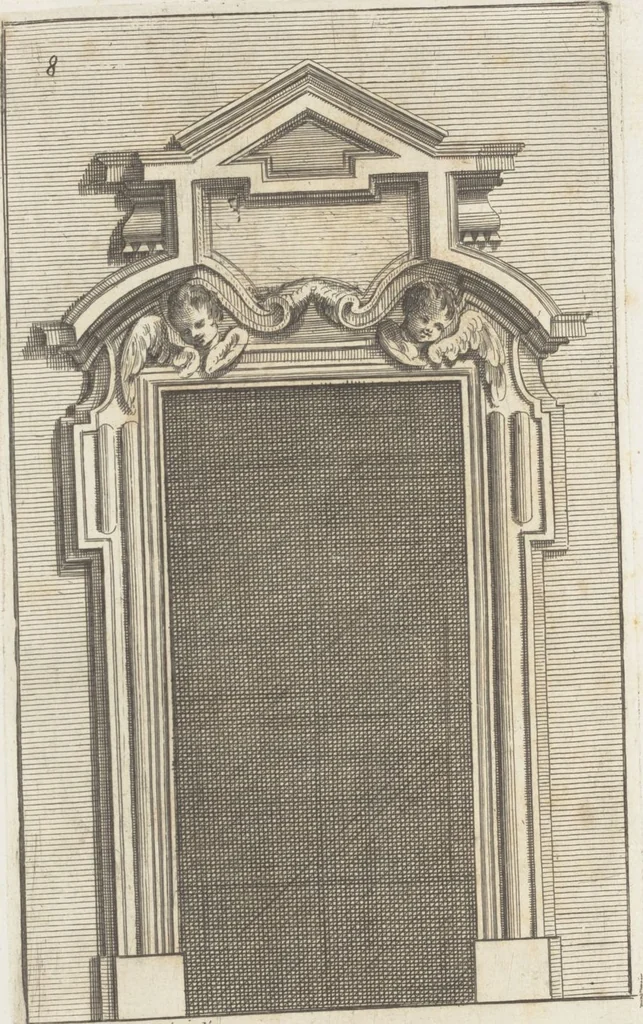 An illustration from Studio d'architettura civile / invenzione disegno, ed intaglio di Filippo Vasconi, cittadino Rom° ... [i.e., Romano], 1725, leaf 10