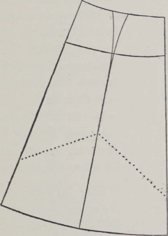 An illustration from Patterns for blouses and dresses, 1917, leaf 37