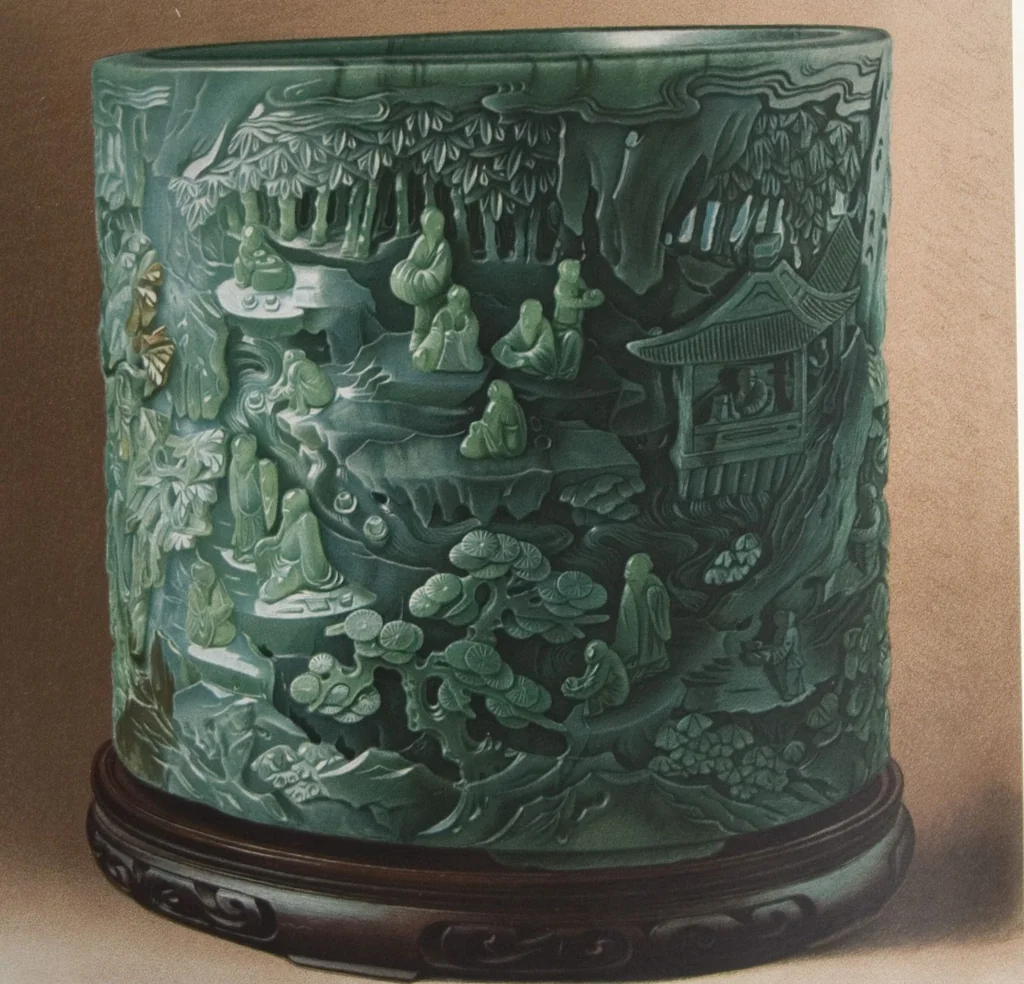 An illustration from The Bishop collection : investigations and studies in jade : [volume one], 1906, leaf 14
