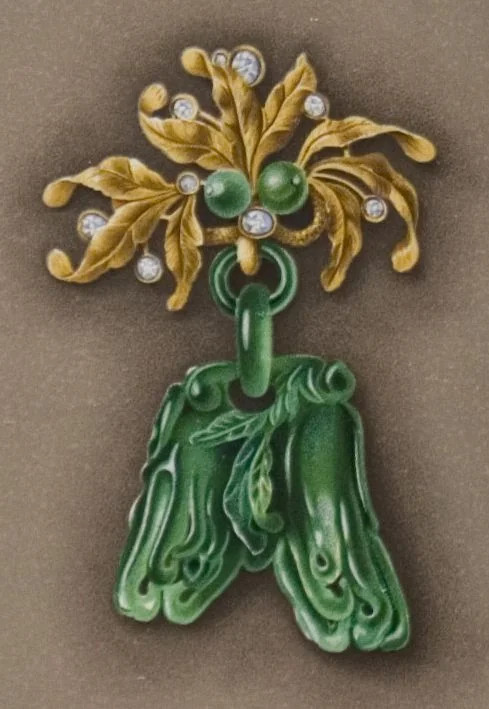 An illustration from The Bishop collection : investigations and studies in jade : [volume one], 1906, leaf 442