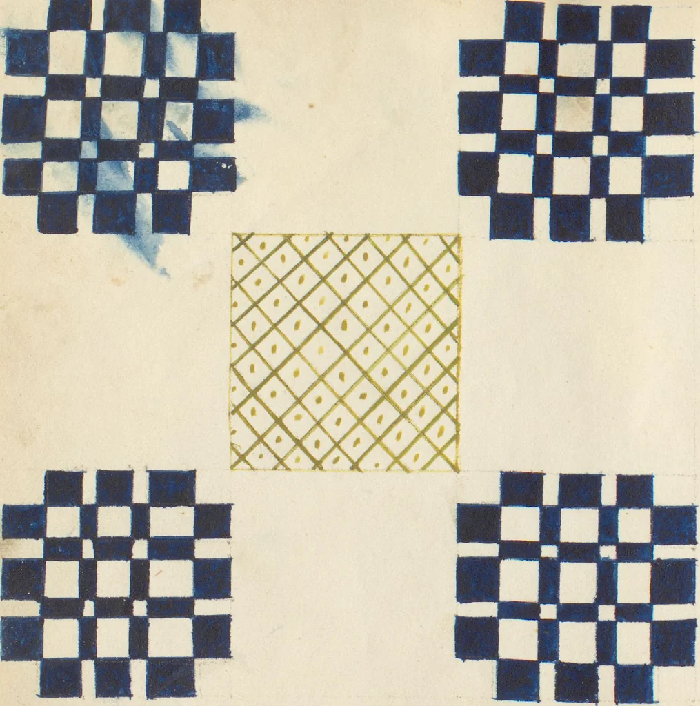 An illustration from Pattern book, 1831, leaf 50