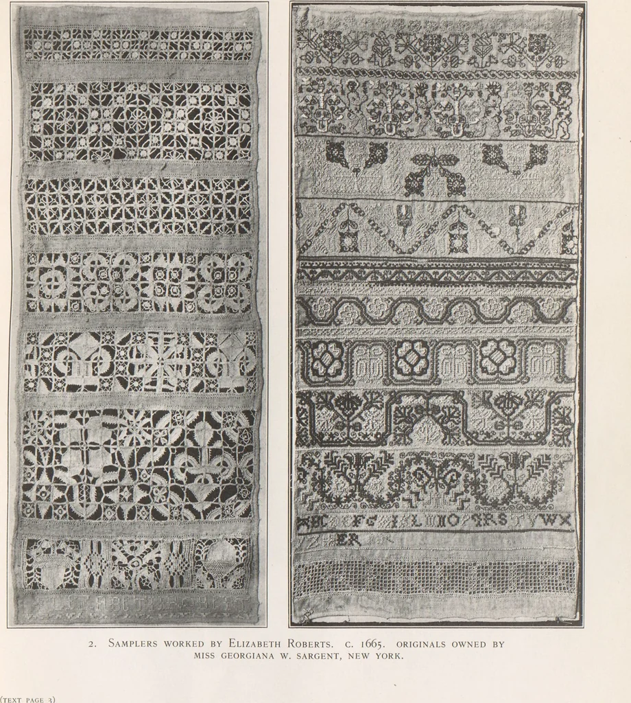 An illustration from Antique laces of American collectors : Volume 2 / text by Frances Morris & Marian Hague, 1920, leaf 23