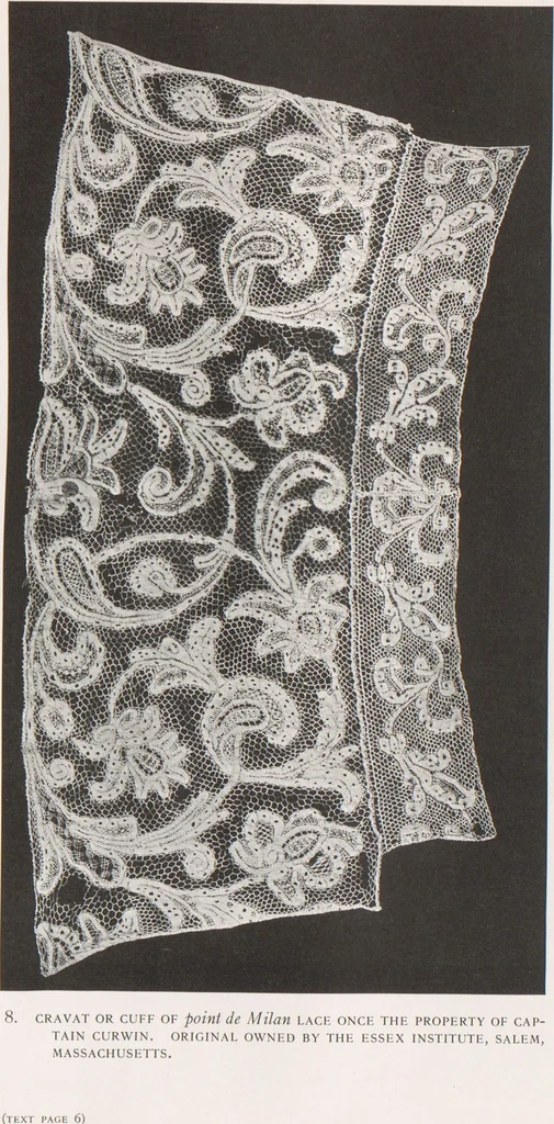 An illustration from Antique laces of American collectors : Volume 2 / text by Frances Morris & Marian Hague, 1920, leaf 29