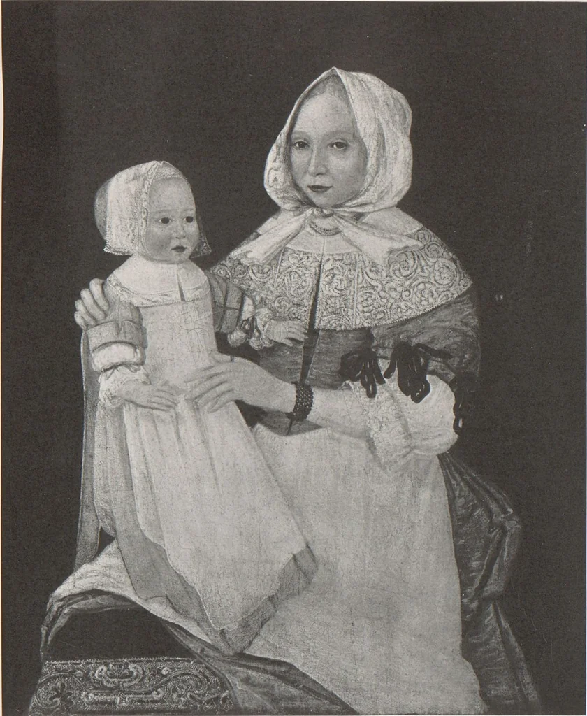 An illustration from Antique laces of American collectors : Volume 2 / text by Frances Morris & Marian Hague, 1920, leaf 32