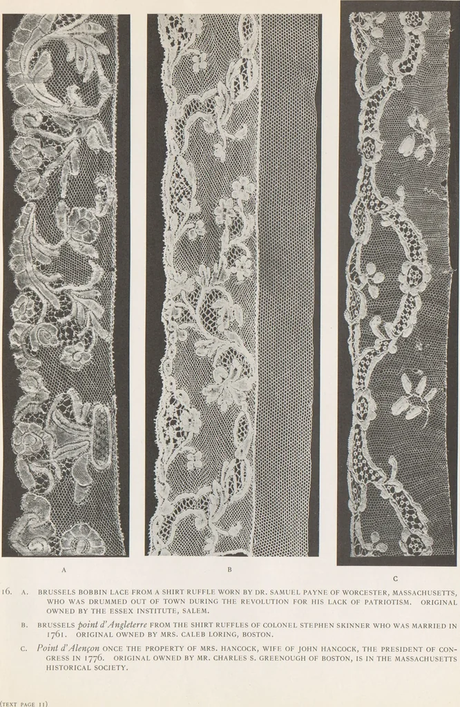 An illustration from Antique laces of American collectors : Volume 2 / text by Frances Morris & Marian Hague, 1920, leaf 45