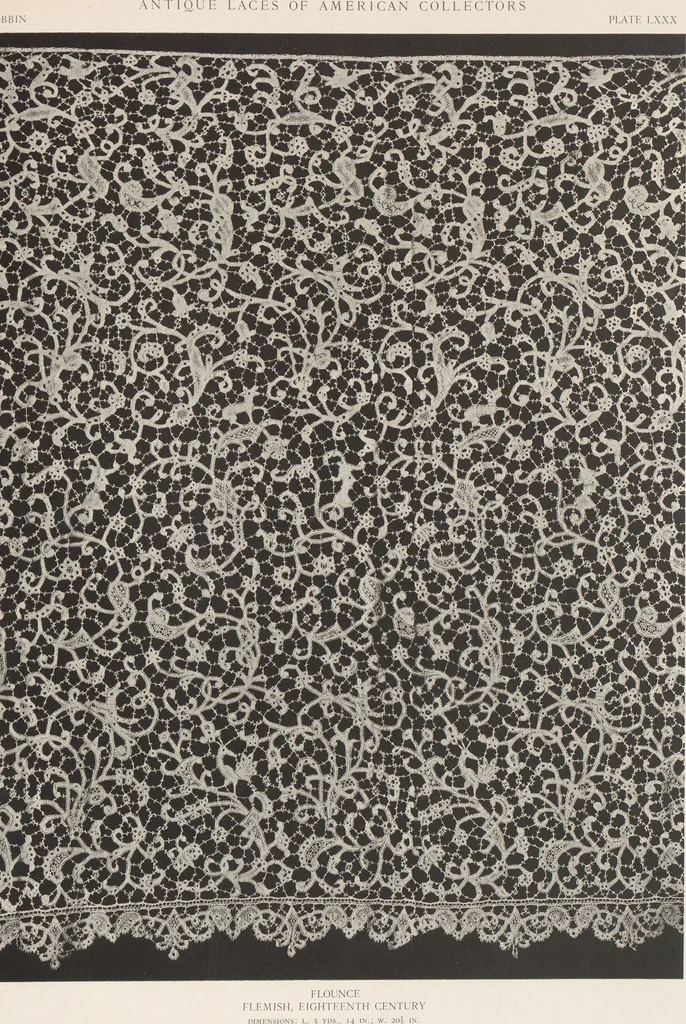 An illustration from Antique laces of American collectors : Volume 1 / text by Frances Morris & Marian Hague, 1920, leaf 101