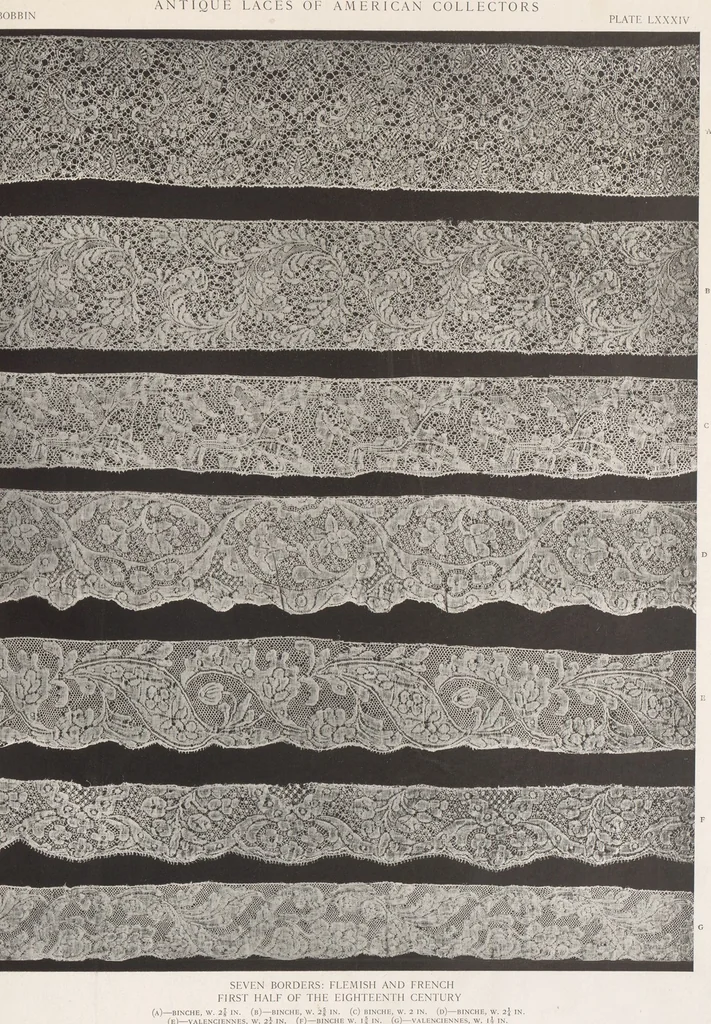 An illustration from Antique laces of American collectors : Volume 1 / text by Frances Morris & Marian Hague, 1920, leaf 105
