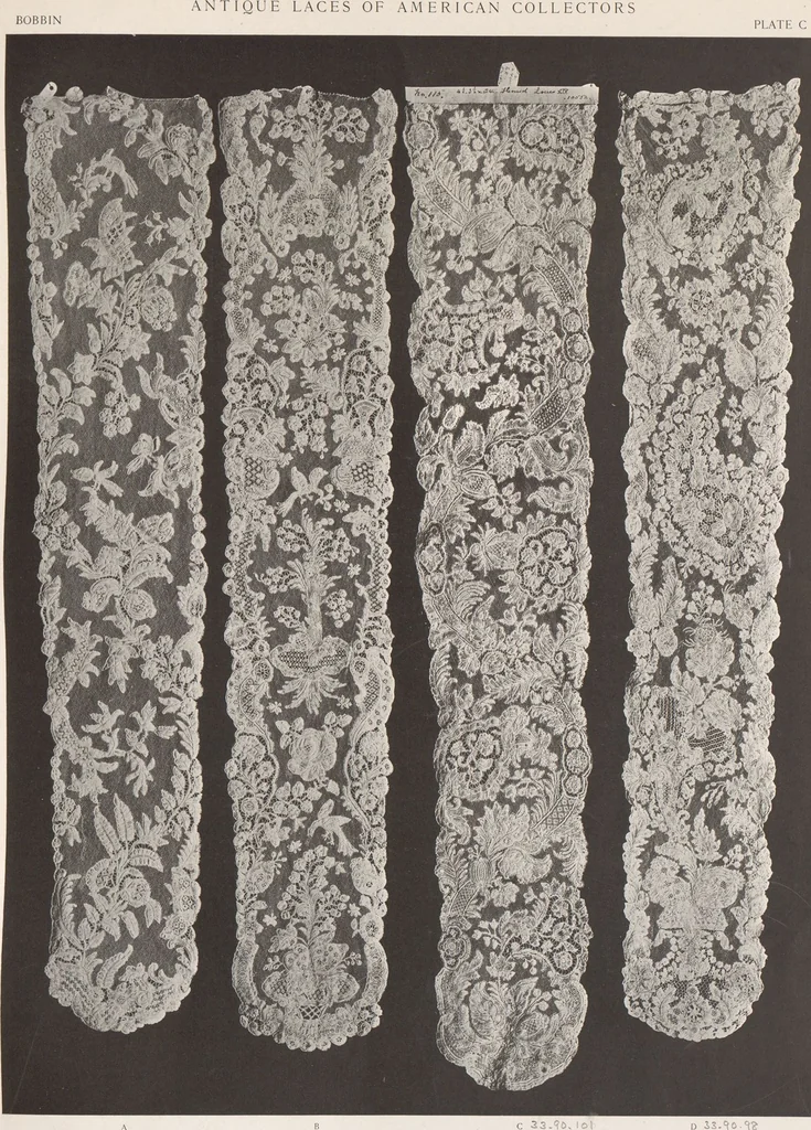 An illustration from Antique laces of American collectors : Volume 1 / text by Frances Morris & Marian Hague, 1920, leaf 121