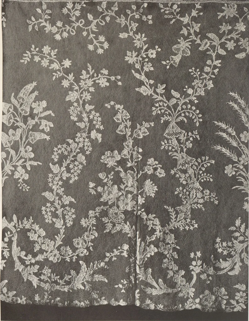 An illustration from Antique laces of American collectors : Volume 1 / text by Frances Morris & Marian Hague, 1920, leaf 124