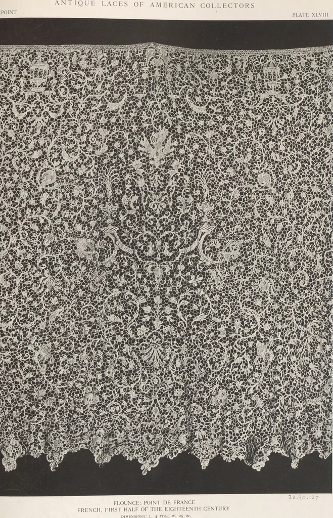 An illustration from Antique laces of American collectors : Volume 1 / text by Frances Morris & Marian Hague, 1920, leaf 69