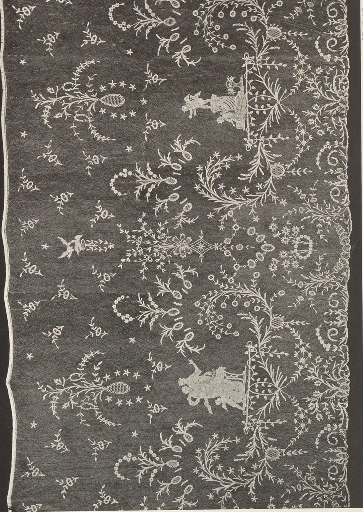 An illustration from Antique laces of American collectors : Volume 1 / text by Frances Morris & Marian Hague, 1920, leaf 92