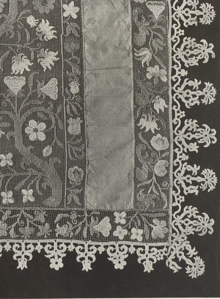 An illustration from Antique laces of American collectors : Volume 1 / text by Frances Morris & Marian Hague, 1920, leaf 95