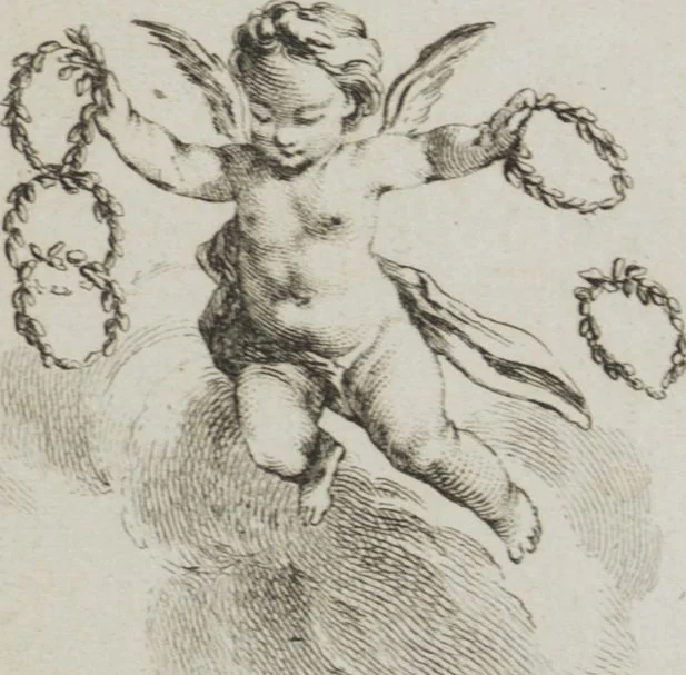 An illustration from Lettres à Madame ** sur les peintures, les sculptures et les gravures, exposées dans le Sallon du Louvre en 1763, 1763, leaf 7