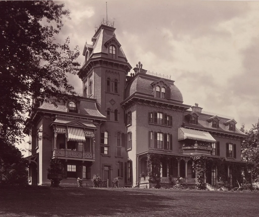 An illustration from "Bay Villa", the residence, on Staten Island, of Anson Phelps Stokes / photographs taken and assembled by the family, 1880, leaf 6
