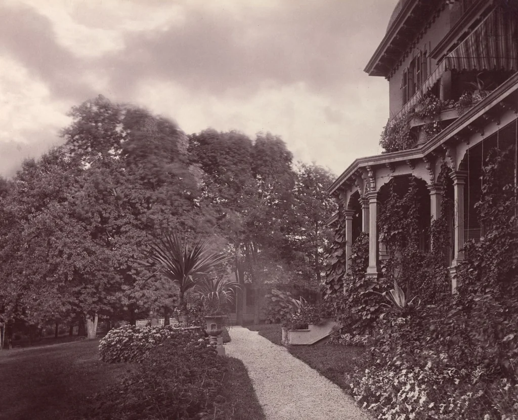 An illustration from "Bay Villa", the residence, on Staten Island, of Anson Phelps Stokes / photographs taken and assembled by the family, 1880, leaf 8