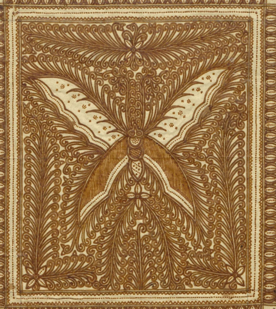 An illustration from Notes on Javanese batik, 1919, leaf 26