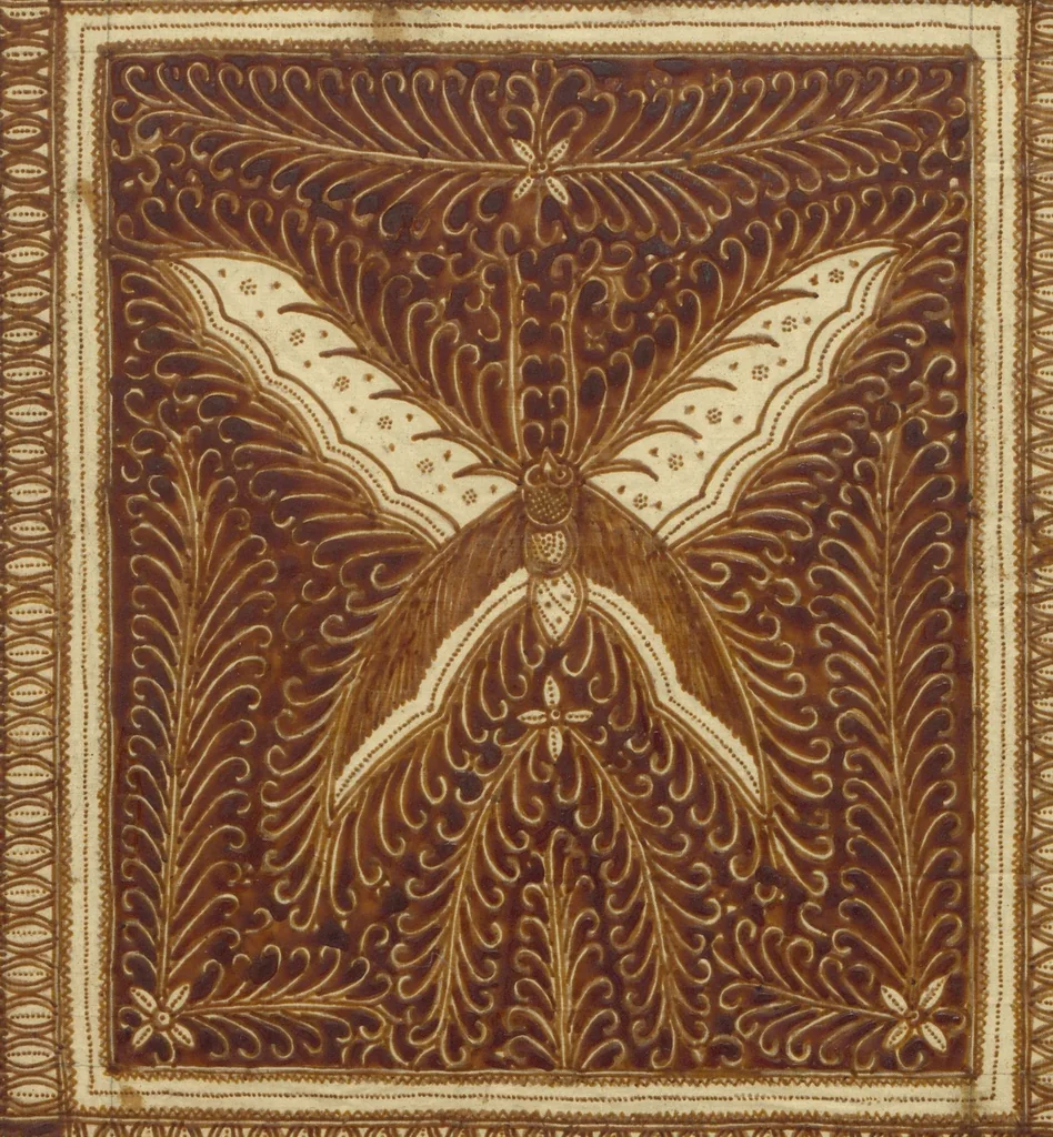 An illustration from Notes on Javanese batik, 1919, leaf 30