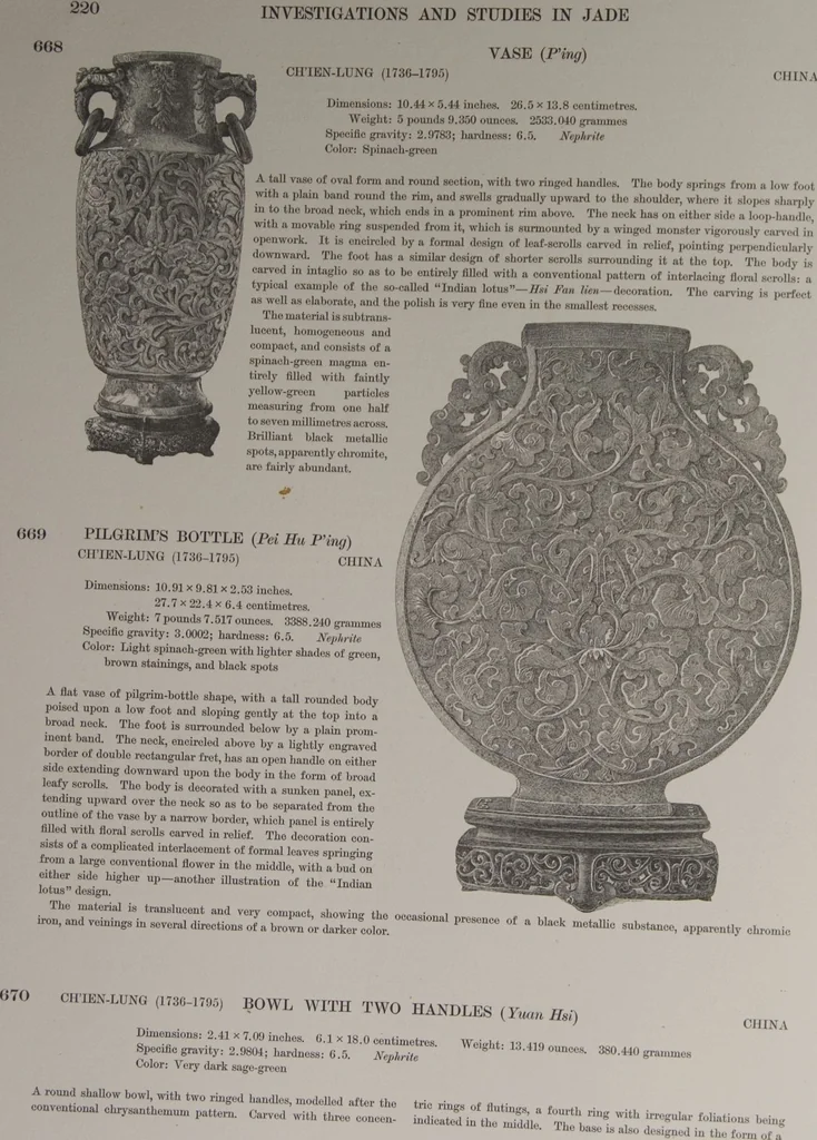 An illustration from The Bishop collection : investigations and studies in jade : [volume two], 1906, leaf 271