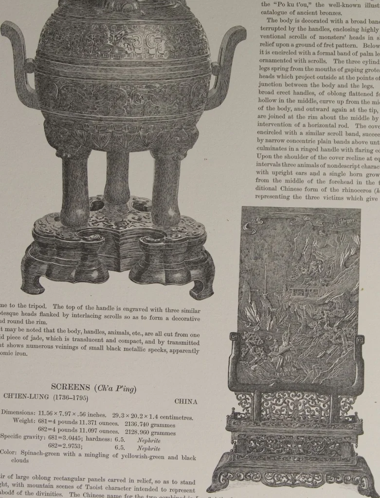 An illustration from The Bishop collection : investigations and studies in jade : [volume two], 1906, leaf 275