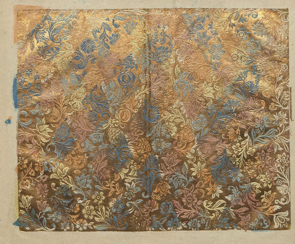 An illustration from Collection of Dutch and Italian decorated papers from the 18th century, 1700, leaf 4
