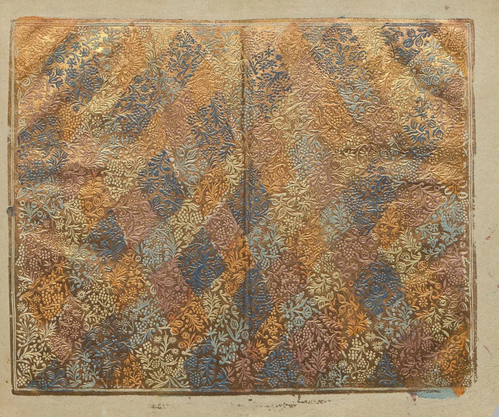 An illustration from Collection of Dutch and Italian decorated papers from the 18th century, 1700, leaf 5