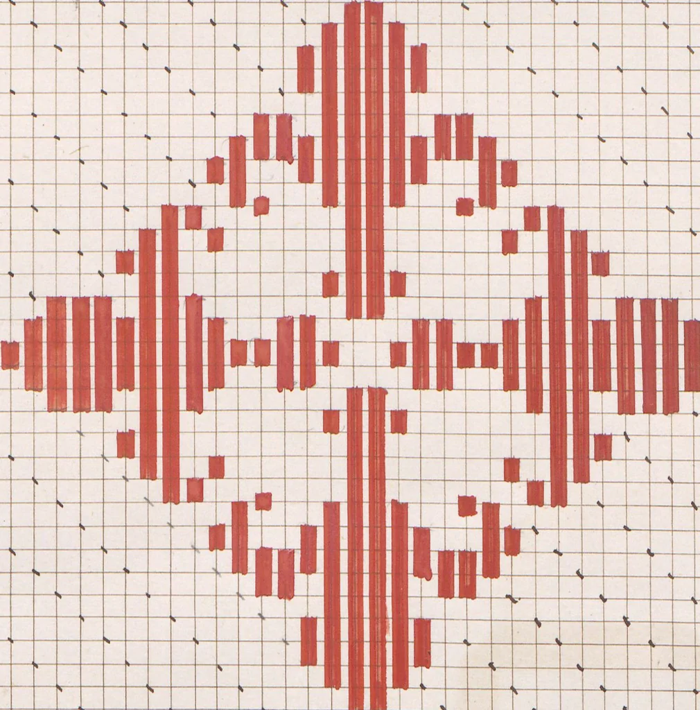 An illustration from Cours de théorie pour le tissage : professé par P. Audibert / fait par T. Diederichs, 1876, leaf 172