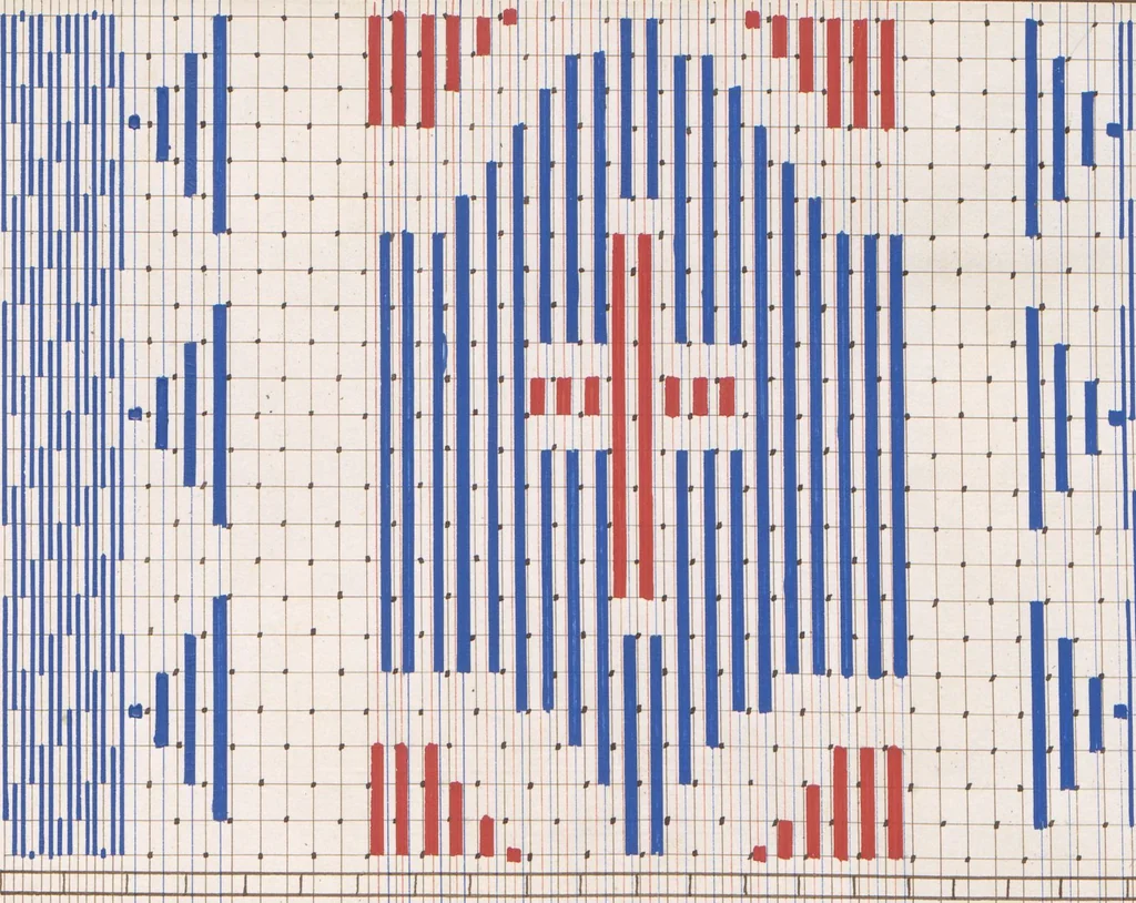 An illustration from Cours de théorie pour le tissage : professé par P. Audibert / fait par T. Diederichs, 1876, leaf 189