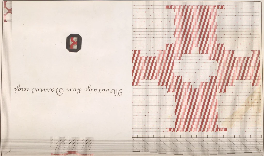 An illustration from Cours de théorie pour le tissage : professé par P. Audibert / fait par T. Diederichs, 1876, leaf 191