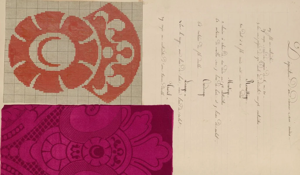 An illustration from Théorie de la fabrique, 1850, leaf 109