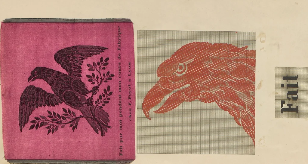 An illustration from Théorie de la fabrique, 1850, leaf 134