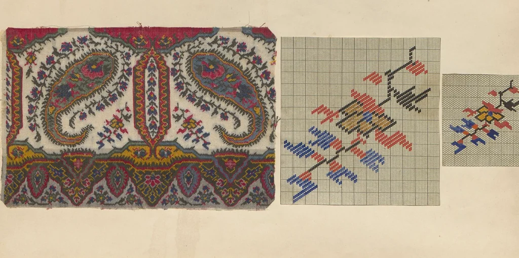 An illustration from Théorie de la fabrique, 1850, leaf 136