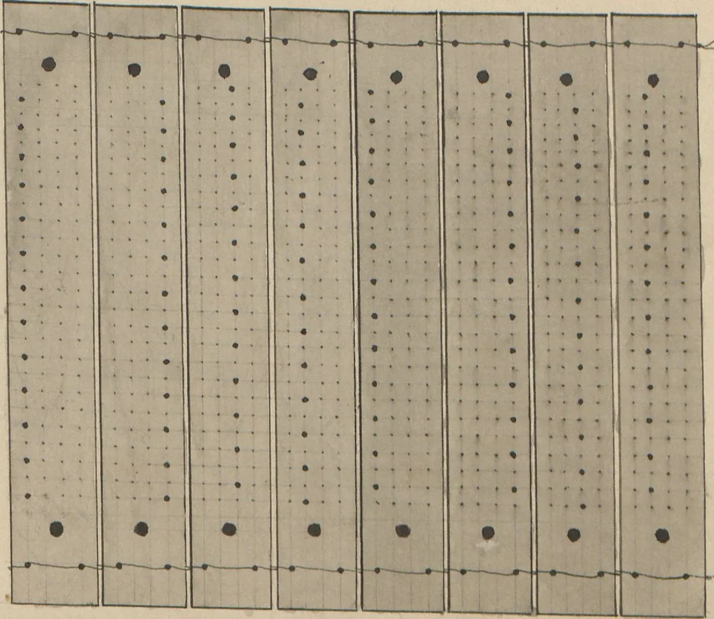An illustration from Théorie de la fabrique, 1850, leaf 79