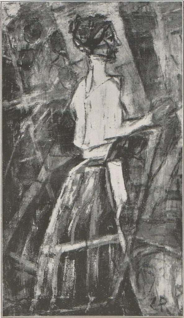 An illustration from Christian Rohlfs : fünftes Buch der Galerie Goyert, Köln a. Rhein, 1921, leaf 13
