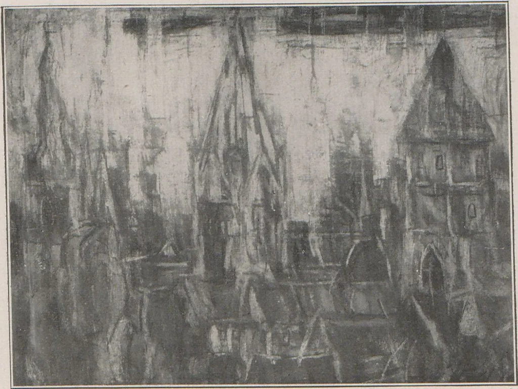 An illustration from Christian Rohlfs : fünftes Buch der Galerie Goyert, Köln a. Rhein, 1921, leaf 14