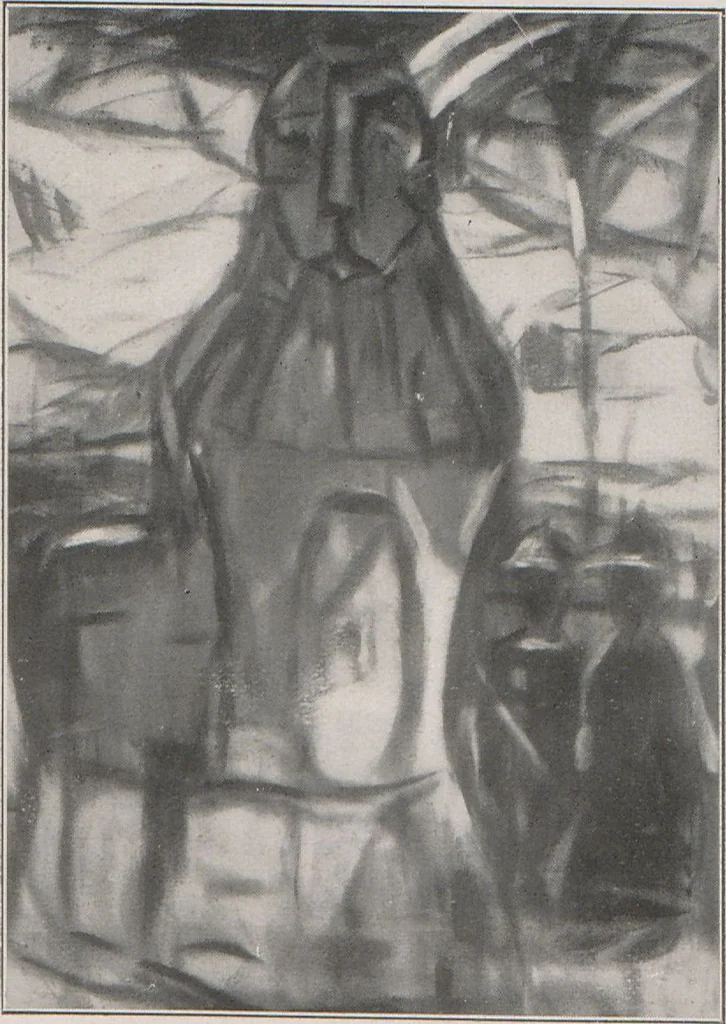 An illustration from Christian Rohlfs : fünftes Buch der Galerie Goyert, Köln a. Rhein, 1921, leaf 16