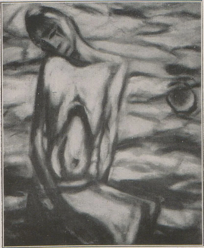 An illustration from Christian Rohlfs : fünftes Buch der Galerie Goyert, Köln a. Rhein, 1921, leaf 17