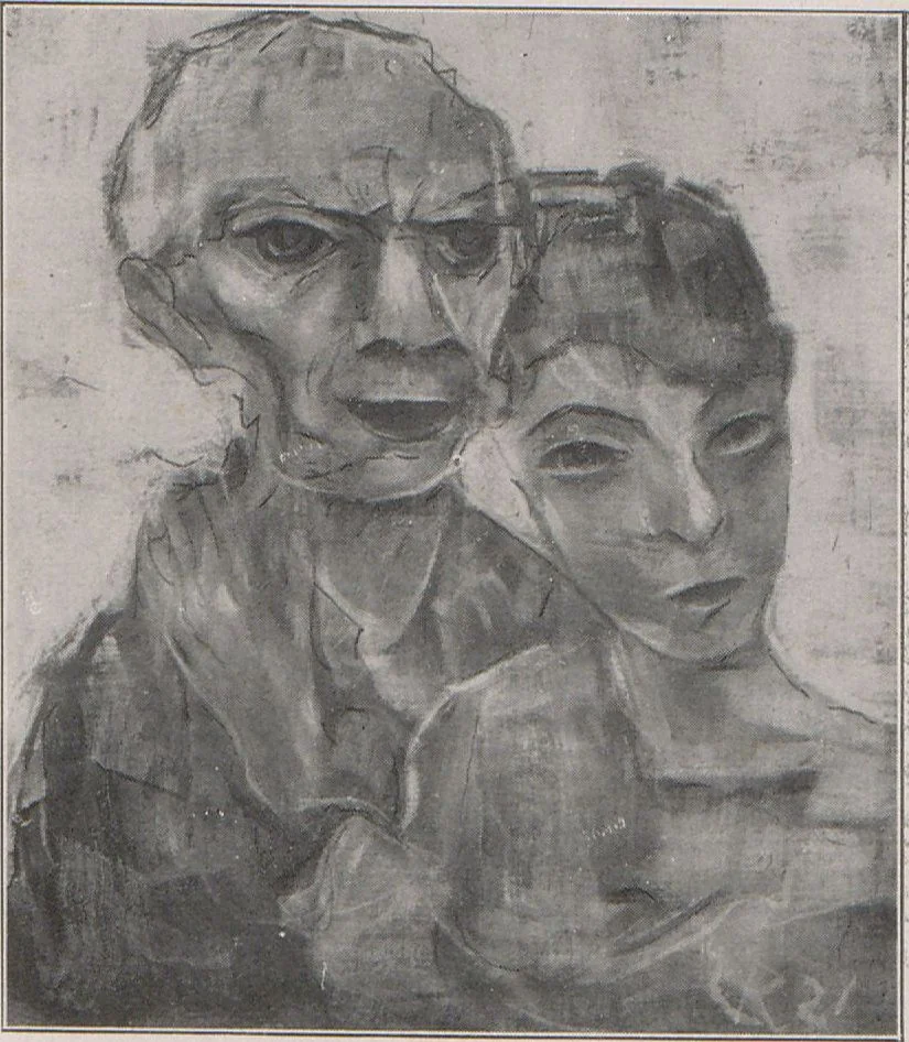 An illustration from Christian Rohlfs : fünftes Buch der Galerie Goyert, Köln a. Rhein, 1921, leaf 20