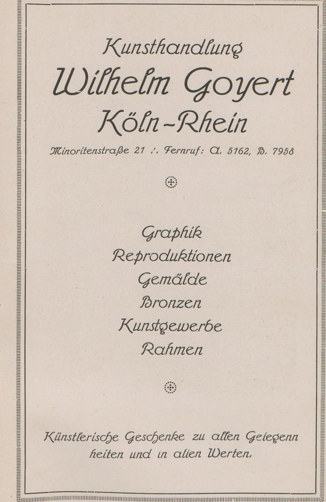 An illustration from Christian Rohlfs : fünftes Buch der Galerie Goyert, Köln a. Rhein, 1921, leaf 25