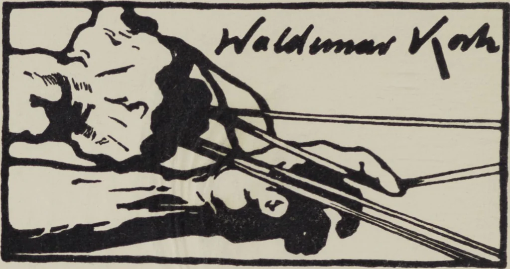 An illustration from Handelsmarken und Fabrikzeichen, von Carl Ernst Hinkefuss und Wilhelm H. Deffke, 1917, leaf 2