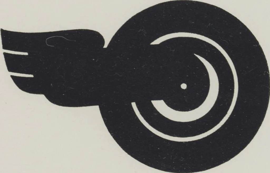 An illustration from Handelsmarken und Fabrikzeichen, von Carl Ernst Hinkefuss und Wilhelm H. Deffke, 1917, leaf 37