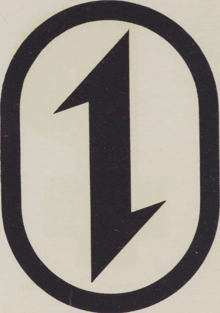 An illustration from Handelsmarken und Fabrikzeichen, von Carl Ernst Hinkefuss und Wilhelm H. Deffke, 1917, leaf 46