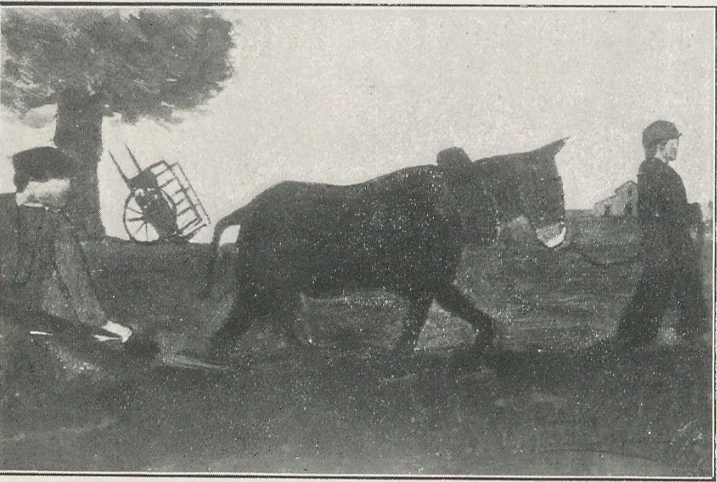 An illustration from Exposició de dibuixos y pintures de J. Torres-Garcia, 1912, leaf 12