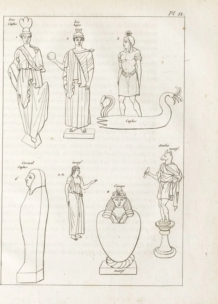 An illustration from Recherches sur les costumes, les moeurs, les usages religieux, civils et militaires des anciens peuples : [Volume 2] / par J. Mailliot, ... publié par P. Martin, 1809, leaf 113